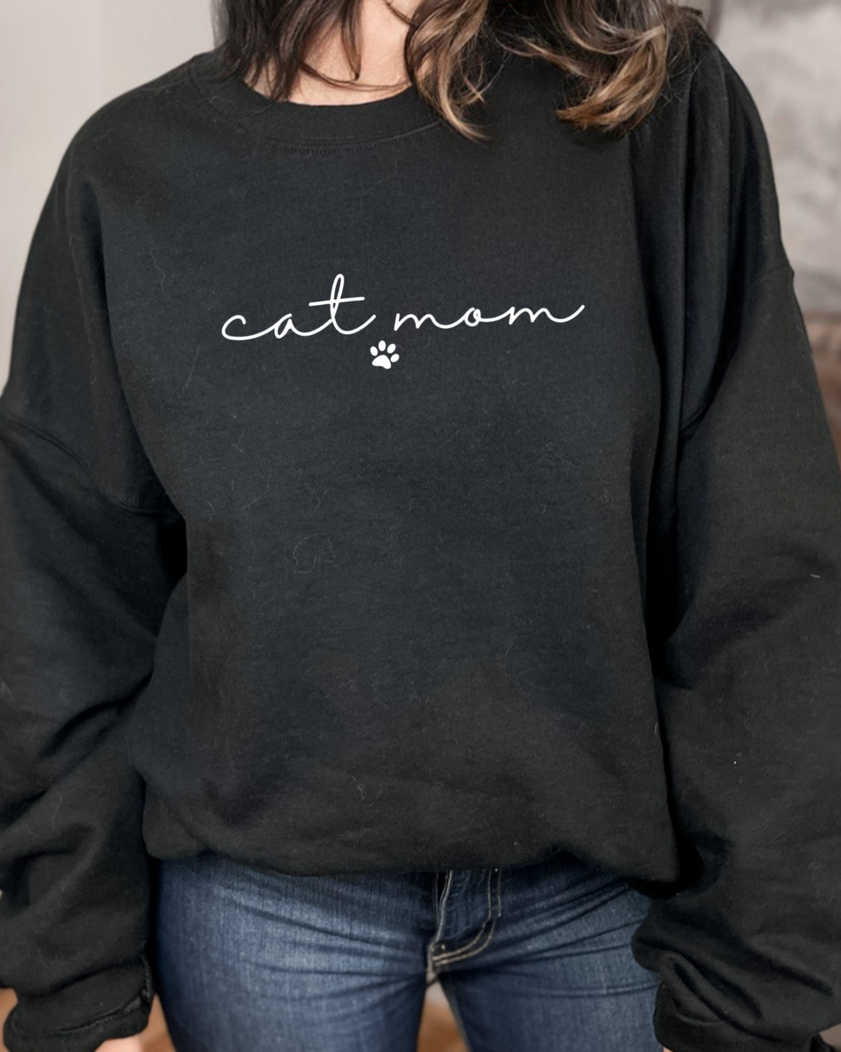 Cat Mama - Crewneck Sweatshirt