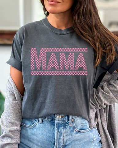 Checkered Mama Shirt