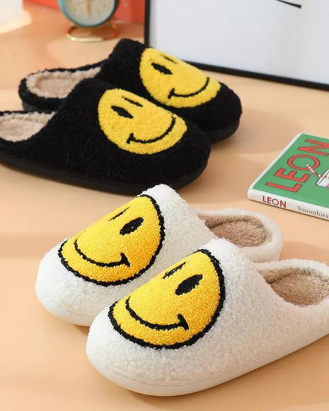 Smiley Face Slippers