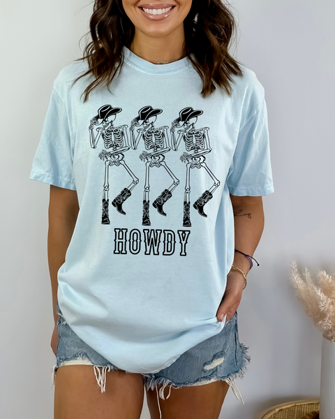 Howdy Skeletons - Graphic Tee