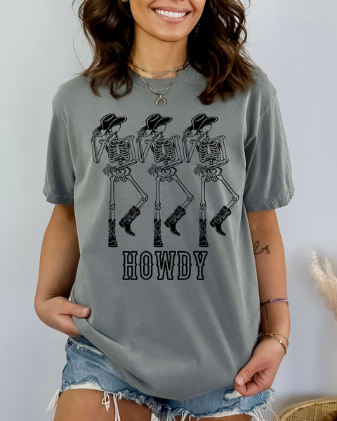 Howdy Skeletons - Graphic Tee