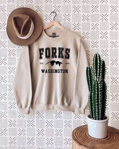 Forks Washington Sweatshirt-Twilight